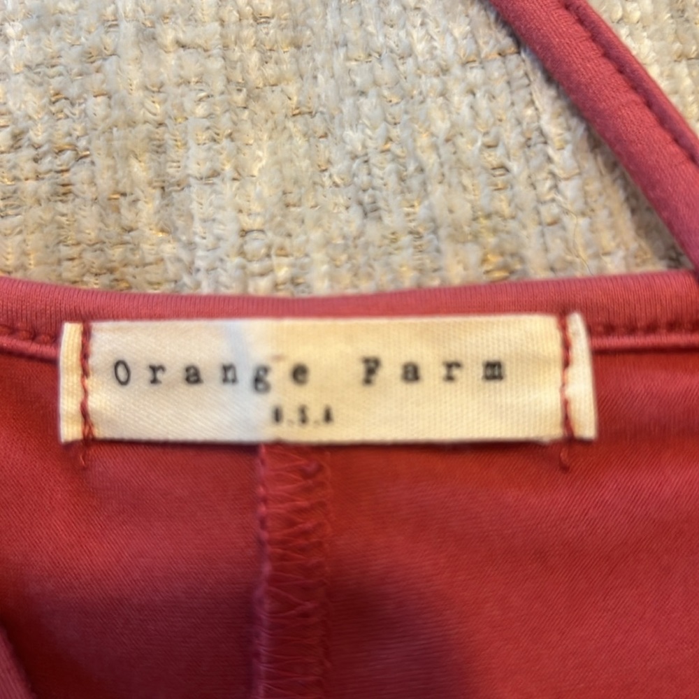 ORANGE FARM salmon oversized jumpsuit - Picture 6 of 6